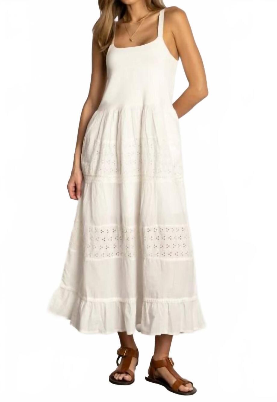NEW DYLAN victoria dress in white